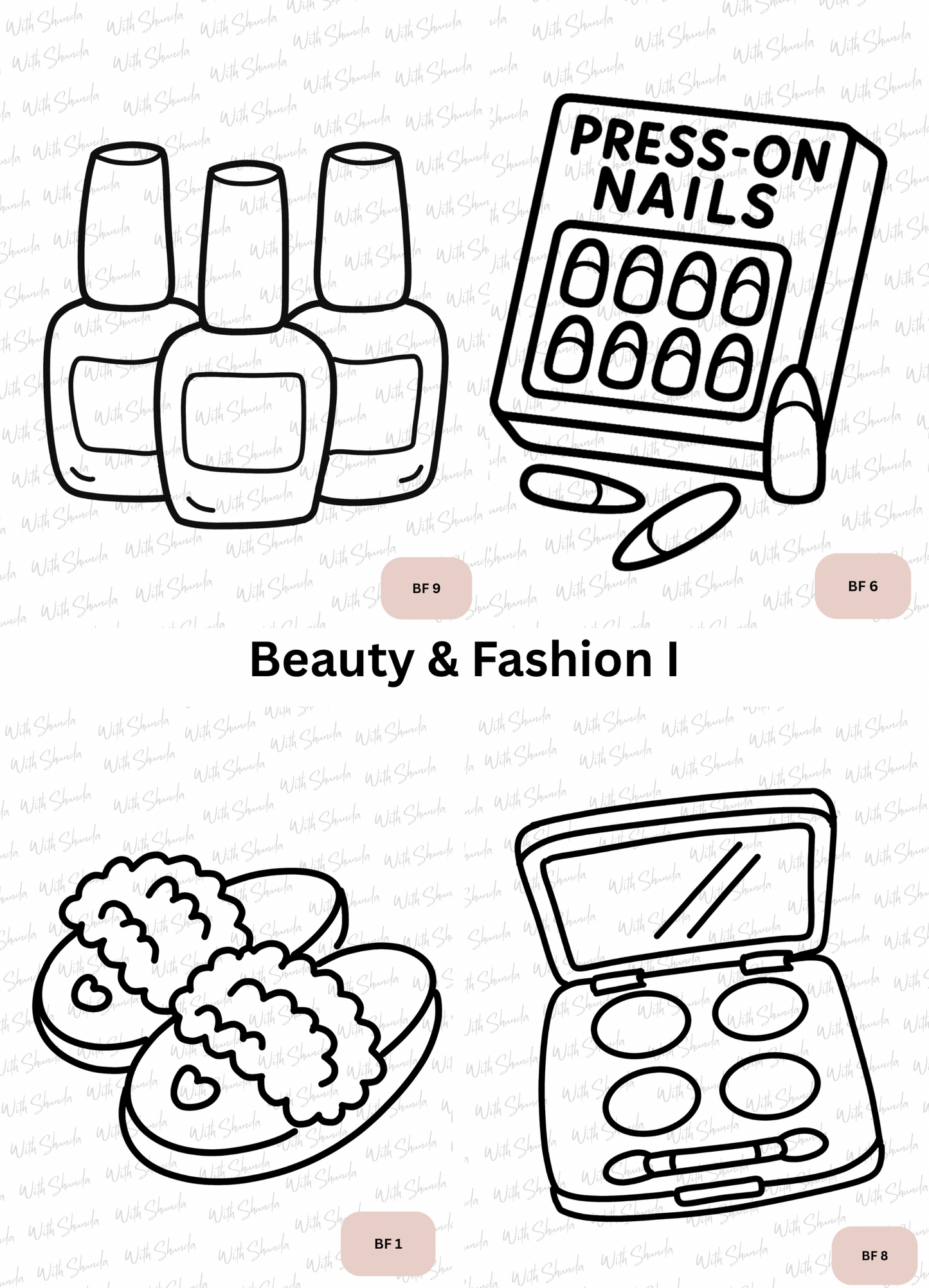 Pick 5 Sand Art Sheets - $10