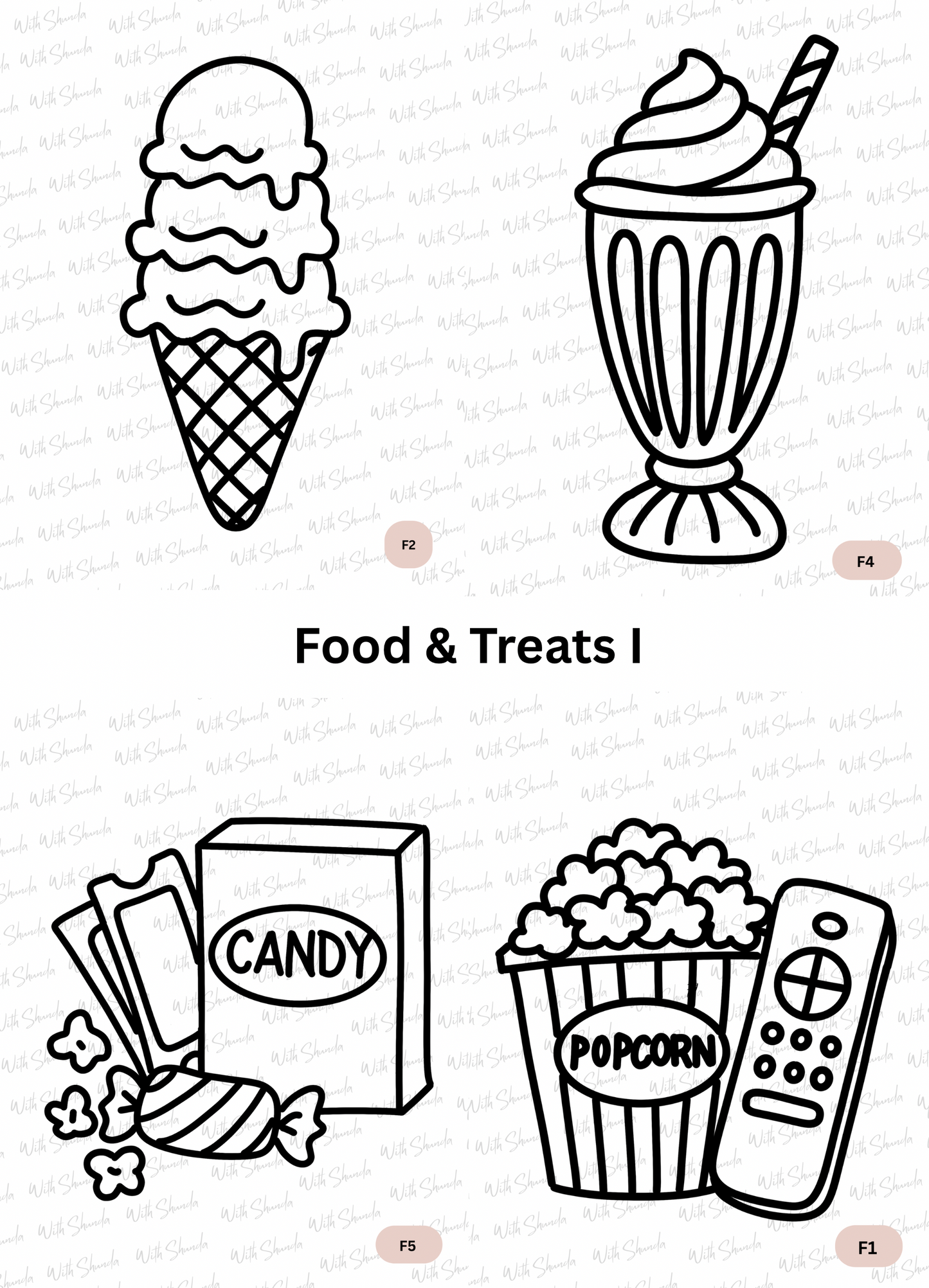 Pick 5 Sand Art Sheets - $10