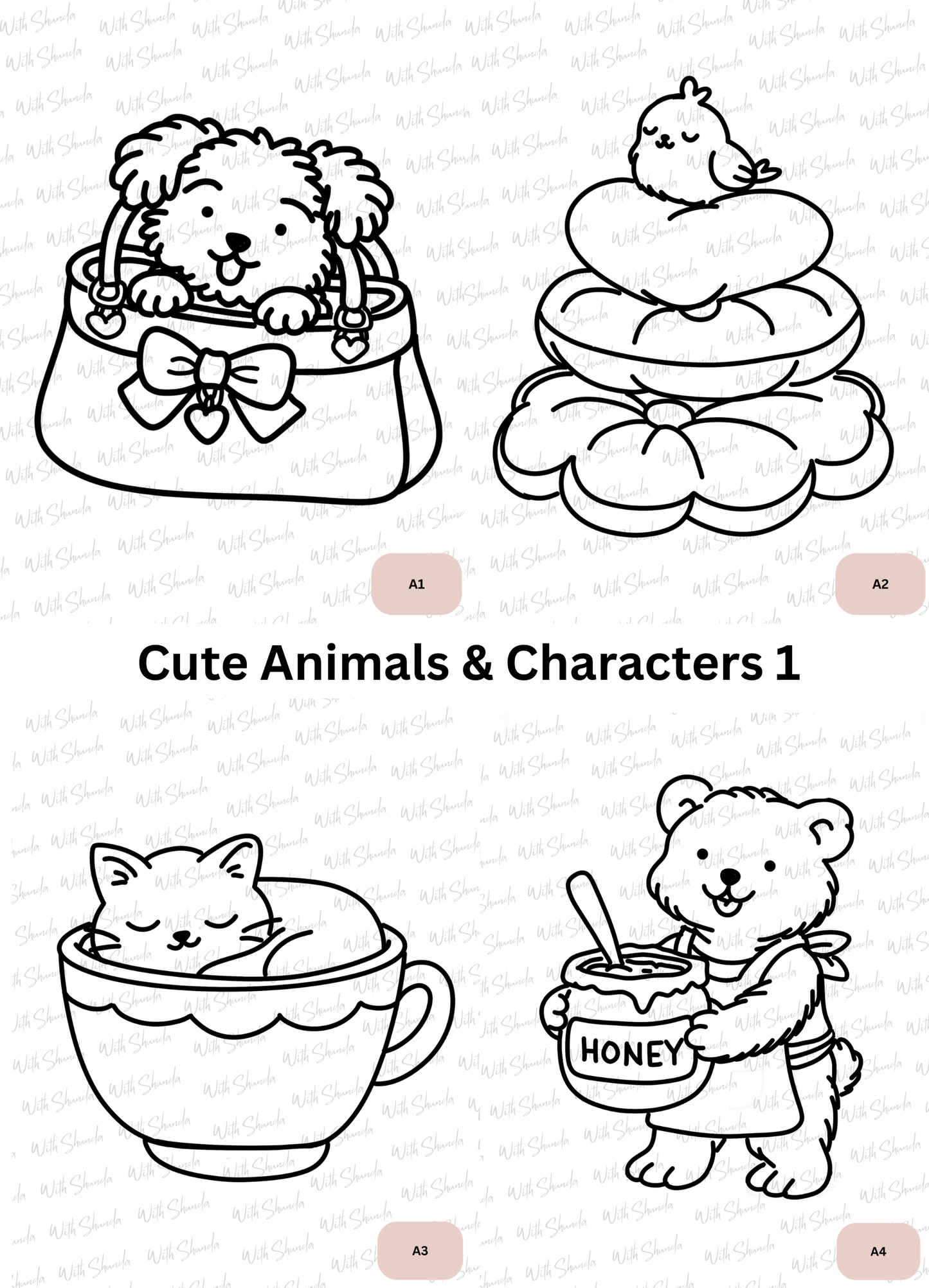 Pick 5 Sand Art Sheets - $10