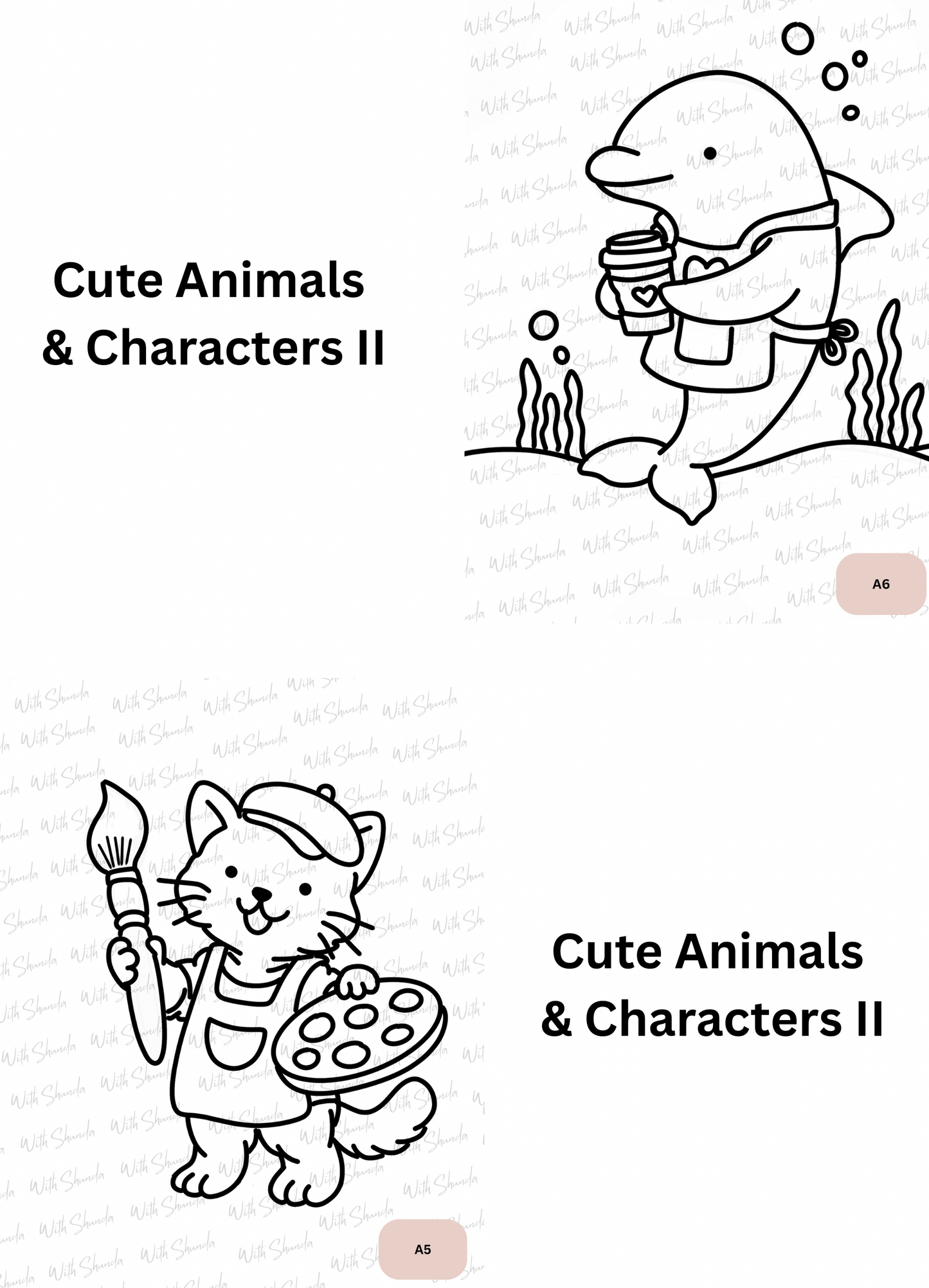 Pick 5 Sand Art Sheets - $10